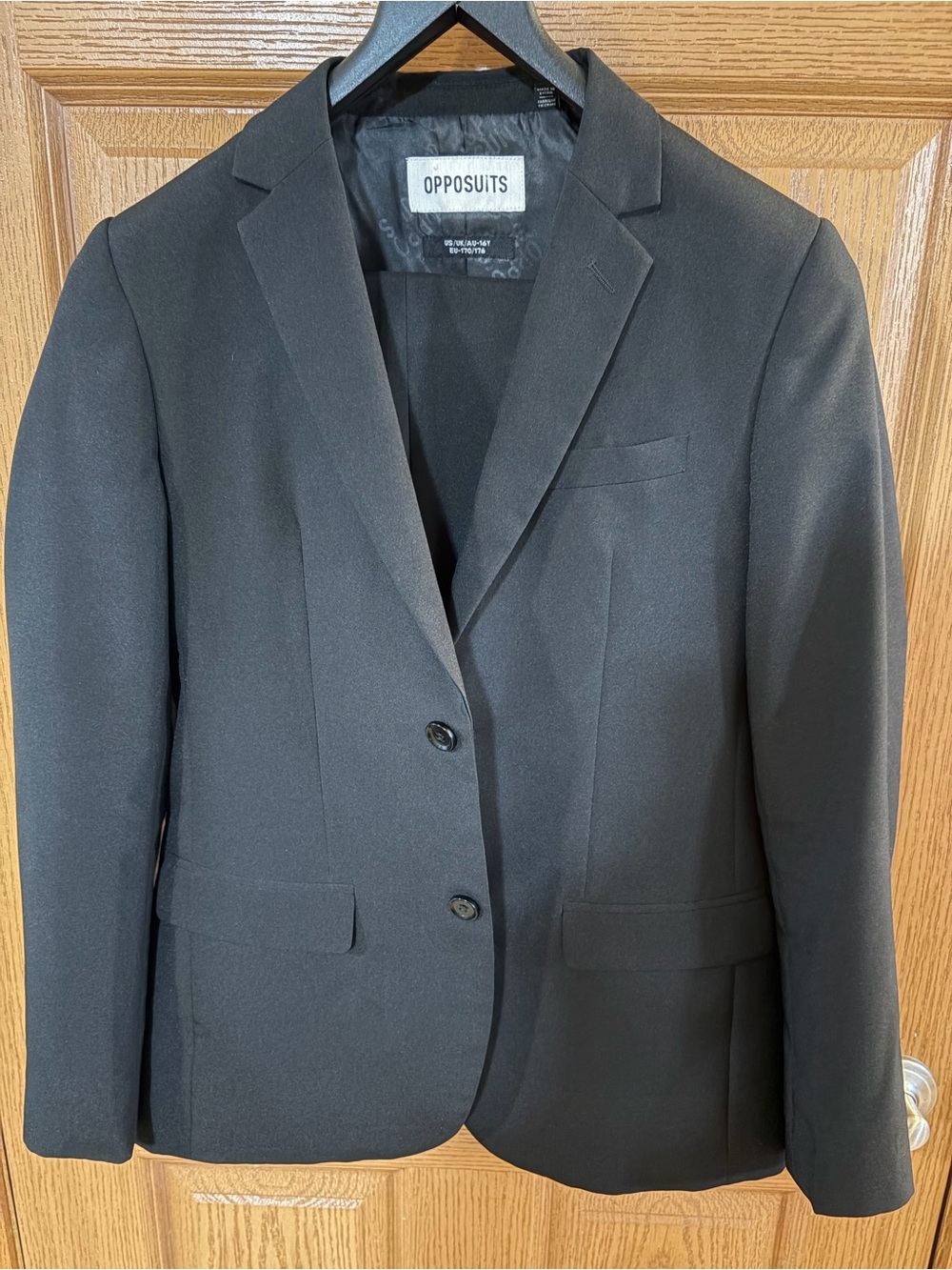 OppoSuits Men's Black Two-Button Sport Coat